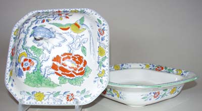Vegetable Dish with Cover c1920s